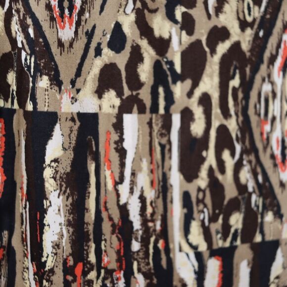 Peck Peck Mixed Animal Print Y2K Career Pencil Dress Sassy Workwear 12 - Picture 9 of 11